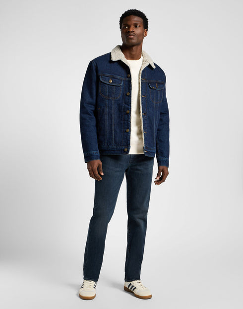 Lee Men's Wobbly Logo Sweatshirt In Ecru