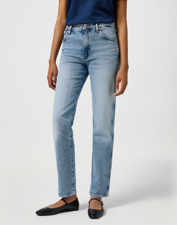 Wrangler Women's Sunset Jeans In Frosty Silver