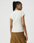 Wrangler Women's Shrunken Band T-Shirt in Vintage White