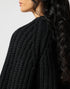 Wrangler Women's Puff Sleeve Sweater In Black