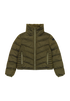 Wrangler Women's Short Puffer Jacket in Ivy Green