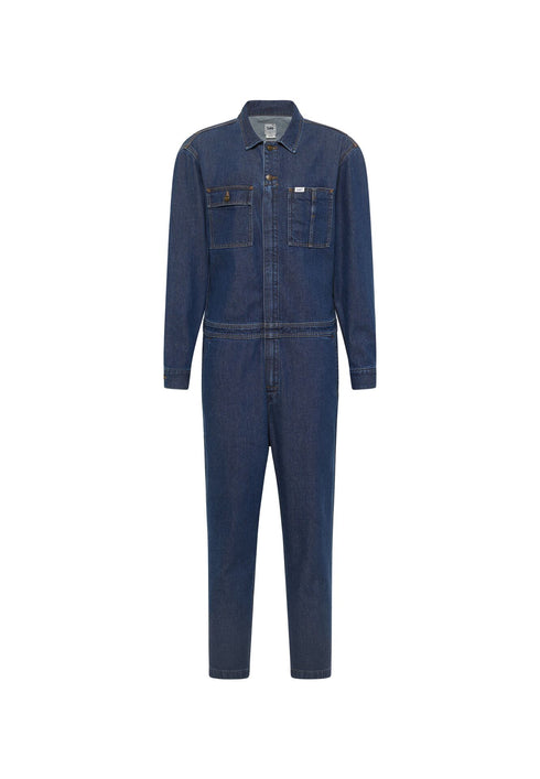 Lee Men's Union-All Overalls In Mid Wash