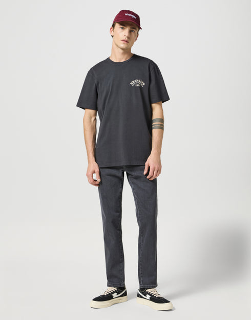 Wrangler Washed Logo Cap in Italian Plum