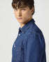 Wrangler Men's 1 Pocket Shirt In Dark Stone