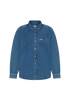 Wrangler Men's 1 Pocket Shirt In Dark Stone