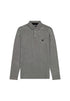 Wrangler Men's Long Sleeve Refined Polo T-Shirt In Black