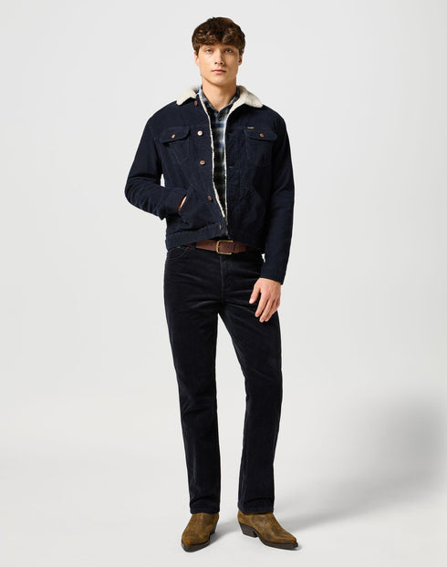 Wrangler Men's 1 Pocket Indigo Shirt In Navy