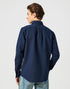 Wrangler Men's Oxford Shirt In Dark Navy
