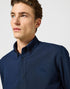 Wrangler Men's Oxford Shirt In Dark Navy