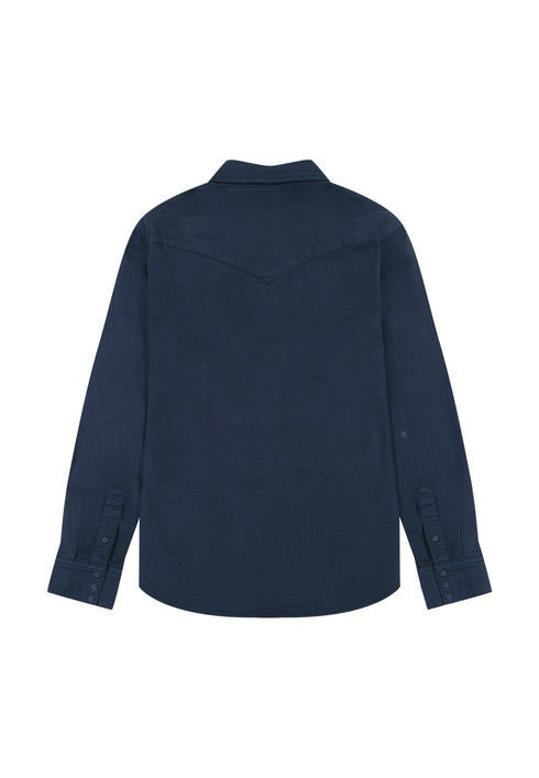 Wrangler Men's Oxford Shirt In Dark Navy