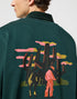 Wrangler Men's Cactus Crewneck Sweatshirt In Scarab