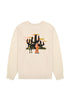 Wrangler Men's Cactus Crewneck Sweatshirt In Vintage White