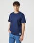 Wrangler Men's Short Sleeve Solid T-Shirt In Navy