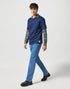 Wrangler Men's Short Sleeve Solid T-Shirt In Navy