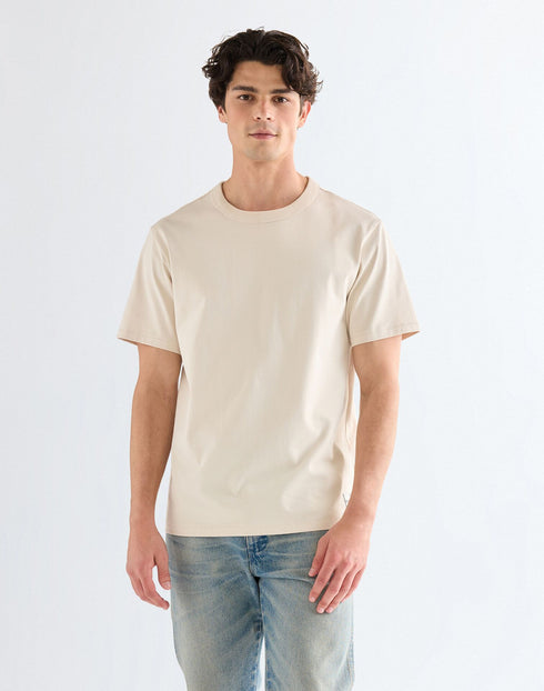 WRANGLER SS SOLID TEE VINTAGE WHITE