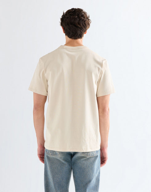 WRANGLER SS SOLID TEE VINTAGE WHITE