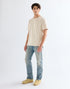WRANGLER SS SOLID TEE VINTAGE WHITE