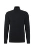 Lee Men's Turtle Neck Long Sleeve T-Shirt in Black