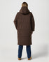 Wrangler Women's Oversized Puffer Jacket in Mole