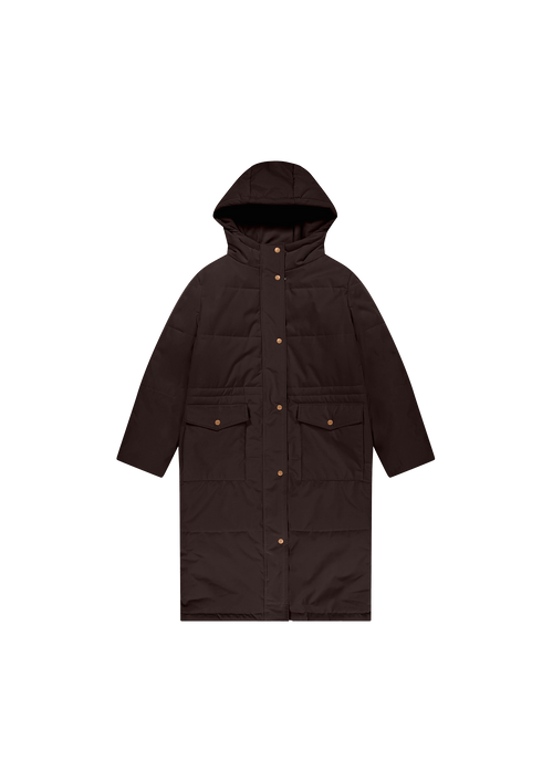 Wrangler Women's Oversized Puffer Jacket in Mole