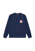 Wrangler Men's Graphic Sweatshirt In Navy