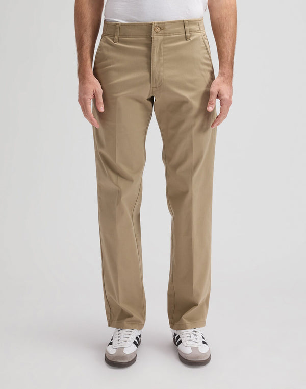 LEE FLAT FRONT STRAIGHT XM ORIGINLKHAKI