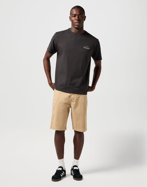 Wrangler Men's Graphic T-Shirt In Faded Black