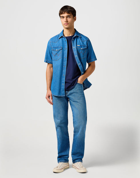 Wrangler Men's Graphic T-Shirt In Navy