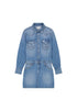 Wrangler Women's Long Sleeve Denim Dress In Ultra Marine