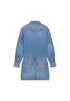 Wrangler Women's Long Sleeve Denim Dress In Ultra Marine