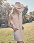 Wrangler Women's Sleeveless Dress In Natural