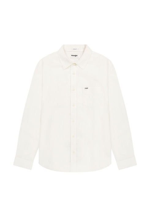 Wrangler Men's 1 Pkt Shirt In White