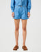 Wrangler Women's Pleated Short In Cotton Candy Blue