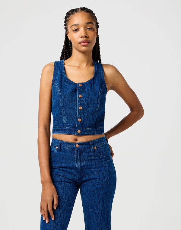 Wrangler Women's The Shirt In Groovy Jaquard
