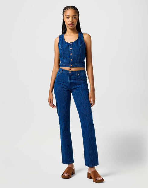 Wrangler Women's The Shirt In Groovy Jaquard