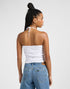 Lee Women's Tube Top In Bright White