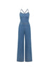 Lee Women's Backless Jumpsuit In Take A Dive