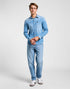Lee Men's Leesure Shirt In Sandy Shore Wash