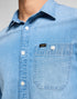 Lee Men's Leesure Shirt In Sandy Shore Wash