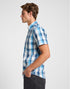 Lee Men's Button down Short Sleeve Shirt in Orion