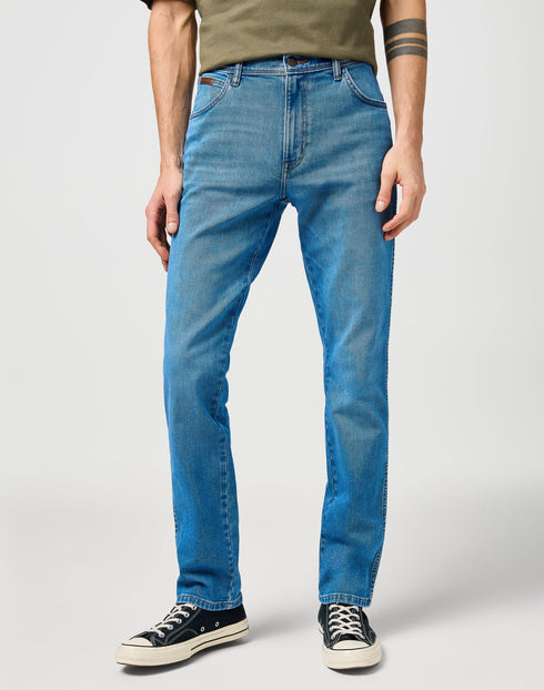Wrangler Men's Texas Slim Jeans In Glacier