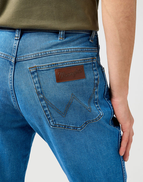 Wrangler Men's Texas Slim Jeans In Glacier
