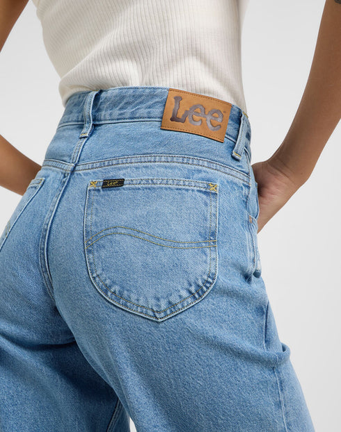 Lee Women's Rider Loose Jeans In Blue Koi