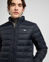 Lee Men's Stand Collar Puffer Jacket In Black