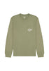 Lee Men's Long Sleeve Logo T-Shirt In Mercantile Green