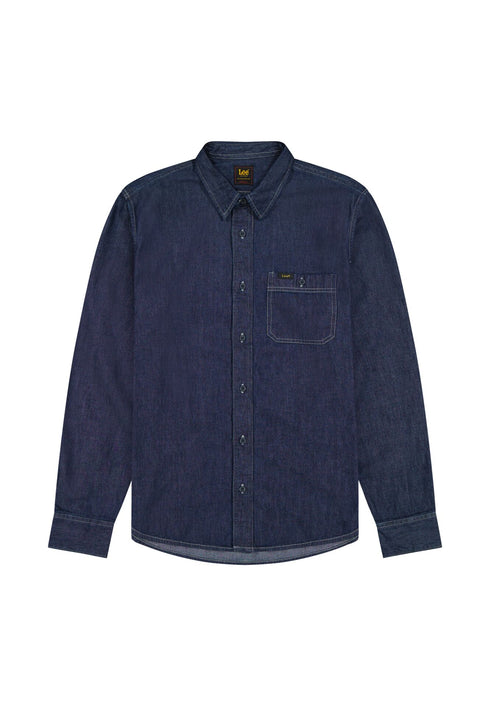 Lee Men's Leesure Shirt in Rinse