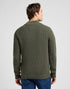 Lee Men's Clean Half Zip Knit Sweatshirt in Olive Gray