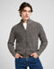 Lee Men's Cardigan Zip Sweatshirt in Smoke Gray