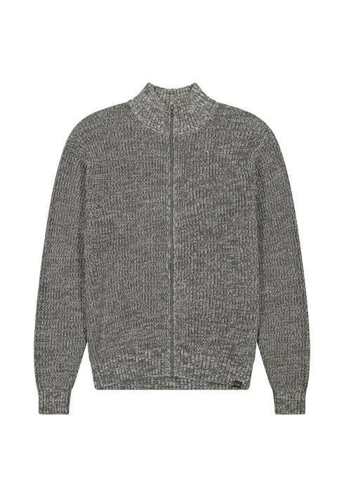 Lee Men's Cardigan Zip Sweatshirt in Smoke Gray