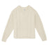 Wrangler Women's V Neck Cable Knit Sweatshirt In Ivory